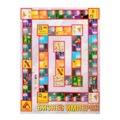 Настольная игра Бизнес Империя экономическая Наша игрушка Р2244